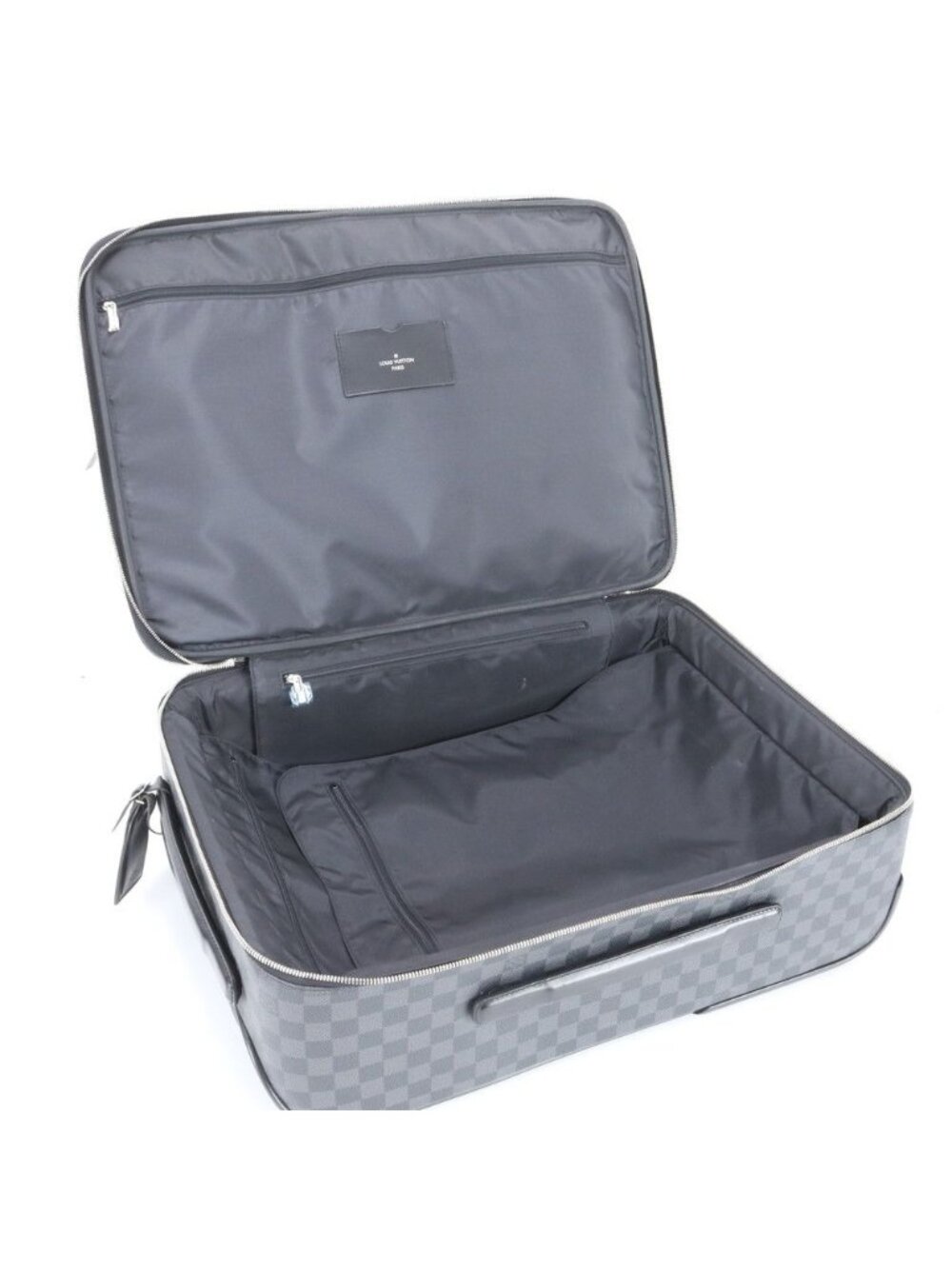 Louis Vuitton Damier Graphite Pegase 55 Leather Suitcase Bag - Picture 8 of 12